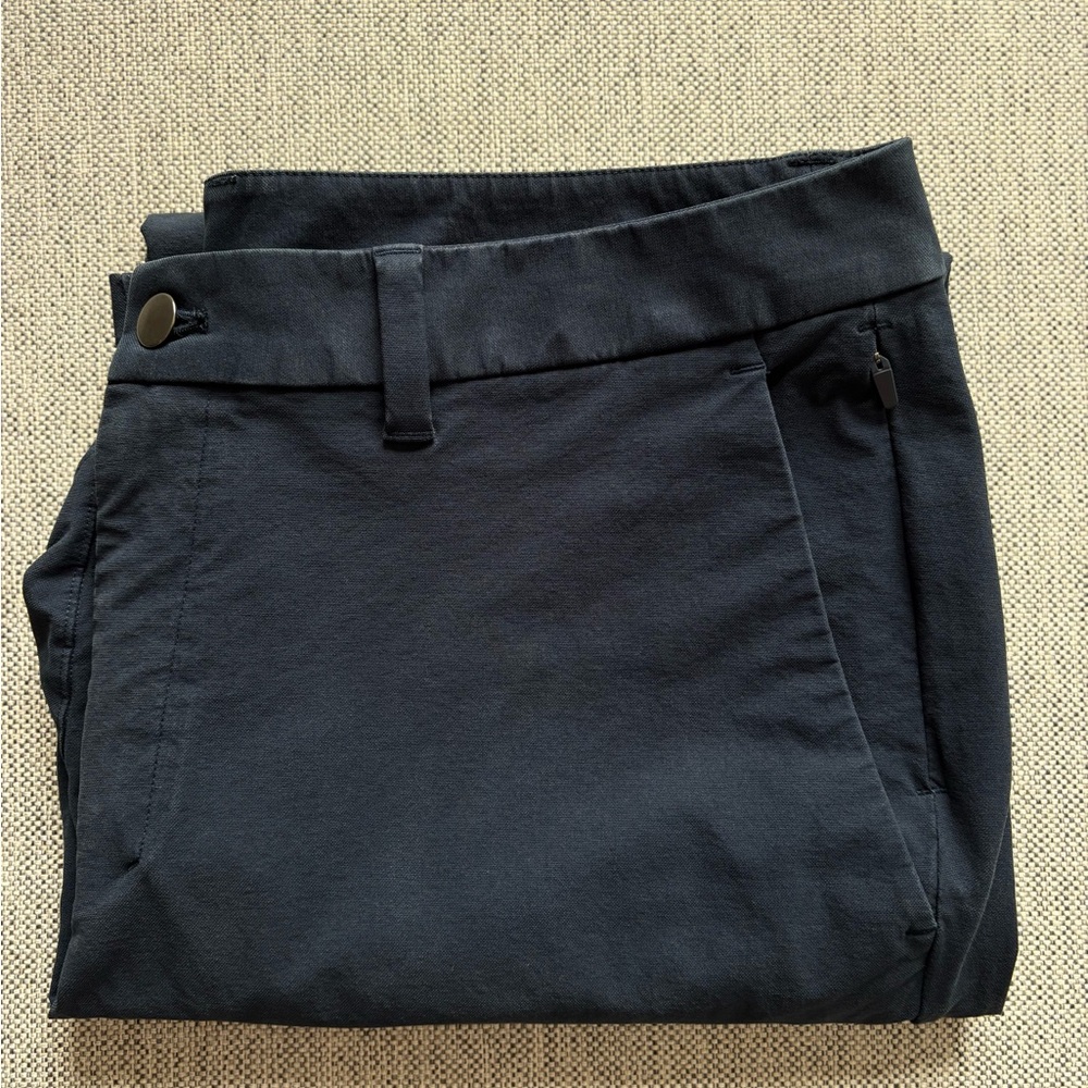 Men's Lululemon Navy ABC VersaTwill Pants - 34 Waist